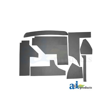 A & I Products Cab Upholstery Kit, Black 0" x0" x0" A-CKT315L
